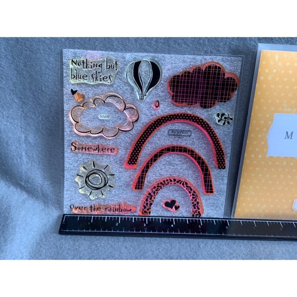 Close To My Heart Over The Rainbow My Acrylix Clear Stamp Set D1426 - Picture 5 of 12